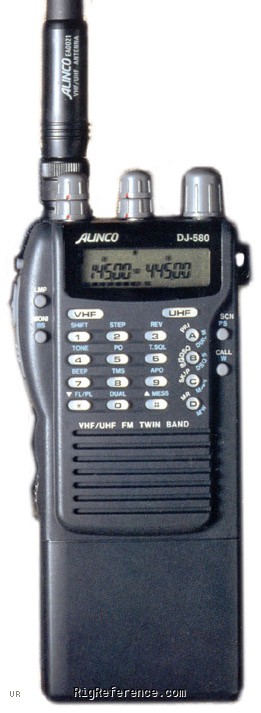 Alinco Dj Handheld Vhf Uhf Transceiver Rigreference