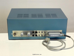 Braun SE-600 Digital - rear panel with 230Vac power cord