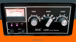 MAC L-2000 Linear Amplifier - Front Panel