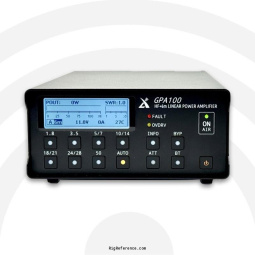 Xiegu GPA100, front panel