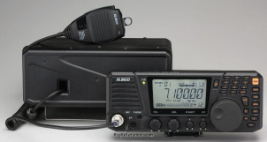Alinco DX-SR8 / DX-SRDT series front view - Submitted by Peter