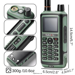 Radioddity GC-5 details and dimensions