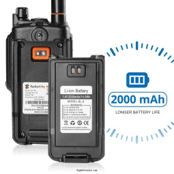 Radioddity GT-9R with battery