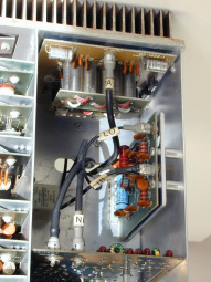 Heathkit SB-104 - driver board and power amplifier board in his compartment