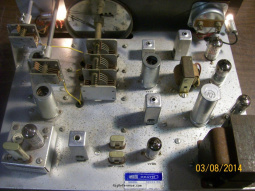 Heathkit HR-10B, chassis top, cover off