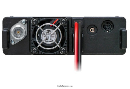 Main unit rear with fan, N-type antenna socket and power lead