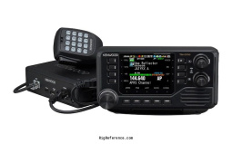 Kenwood TM-D750 operation panel, main unit and microphone