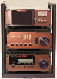 Front view, with PR-150 and SP-150 (Courtesy of VK2GWK)