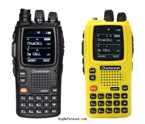 Wouxun KG-UV9PX in black and yellow - Submitted by Peter