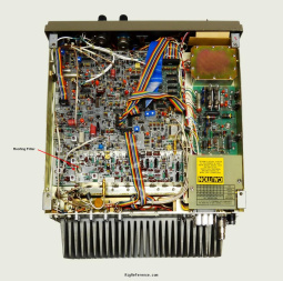 Collins HF-380 - Bottom Interior, Frontend Cover removed