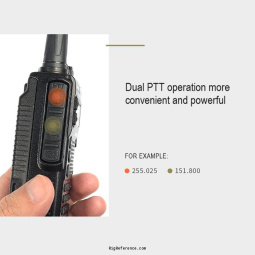 Dual PTT side view