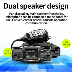 Front view with microphone