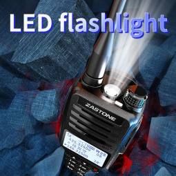 Front view with flashlight