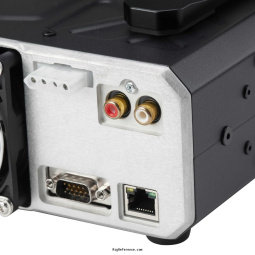 Rear: RCA, DB9 and RJ45 connections