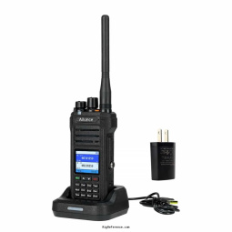 Front view with charger