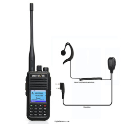 Front view with earpiece