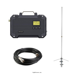 Kit with antenna and coax