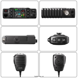 Radio and microphone from several angles