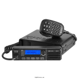 Angled view with microphone