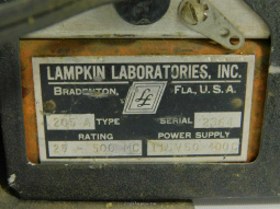 Type plate