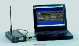 Box with laptop