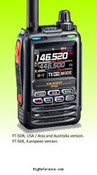 Yaesu FT-5DR / 5DE - Submitted by Pancho Cheja