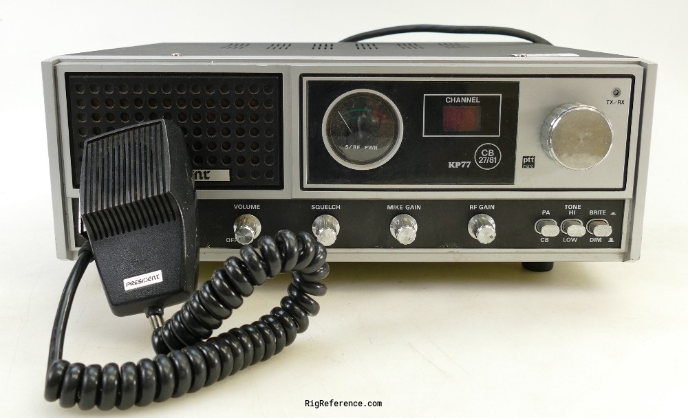 President KP-77, Base Station CB Transceiver | RigReference.com