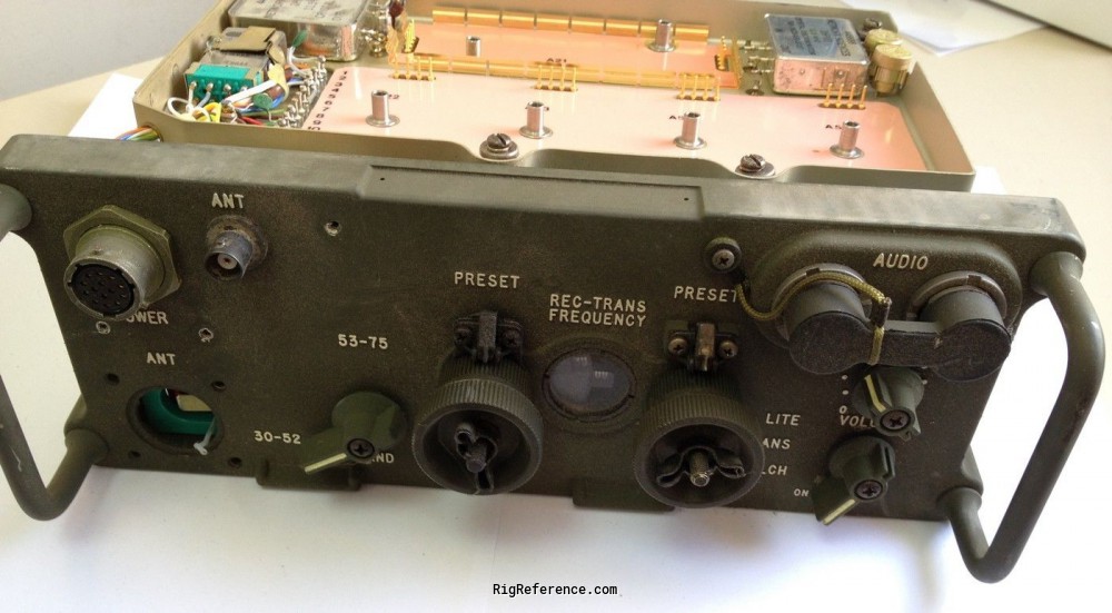 Military AN/PRC-77, Portable VHF Transceiver | RigReference.com