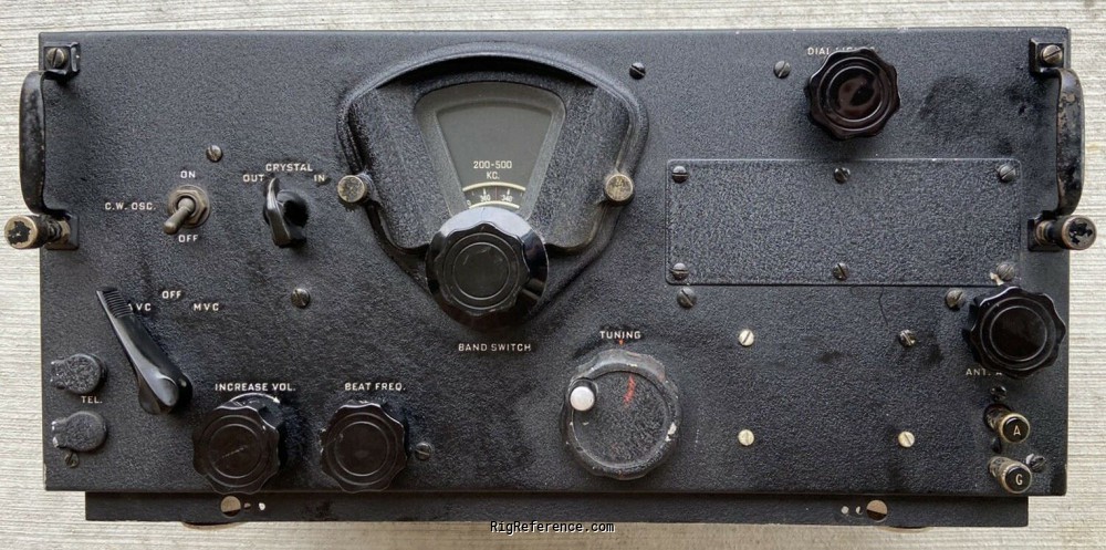 Military BC-348, Desktop Shortwave receiver | RigReference.com