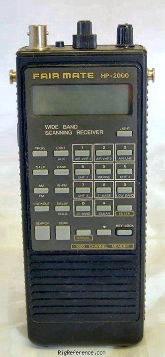 Fair Mate HP-2000, Handheld HF/VHF/UHF Scanner / receiver 