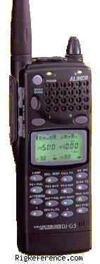 Alinco DJ-G5T, Handheld VHF/UHF Transceiver | RigReference.com