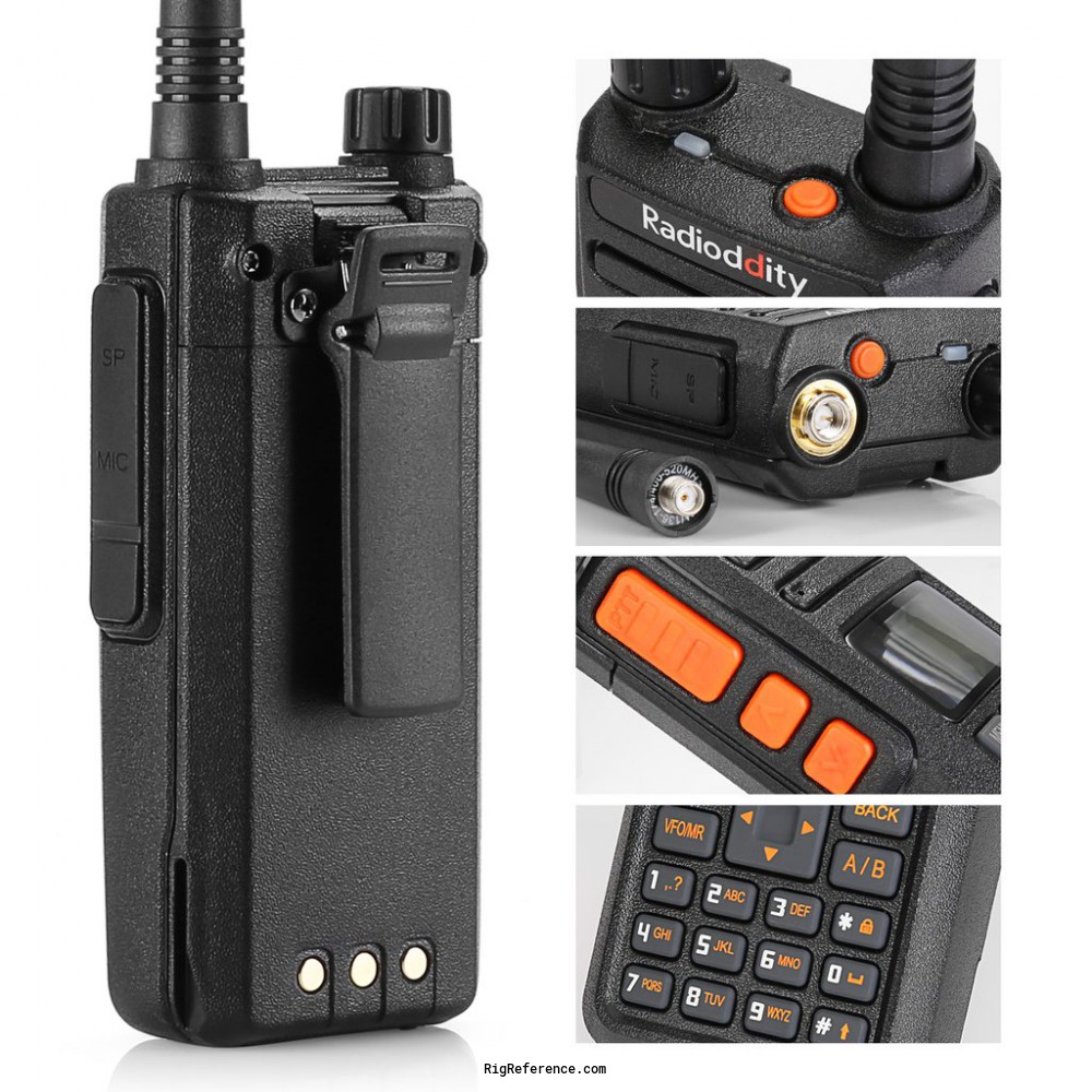 Radioddity GA-510, 10 W handheld dual-band transceiver | RigReference.com