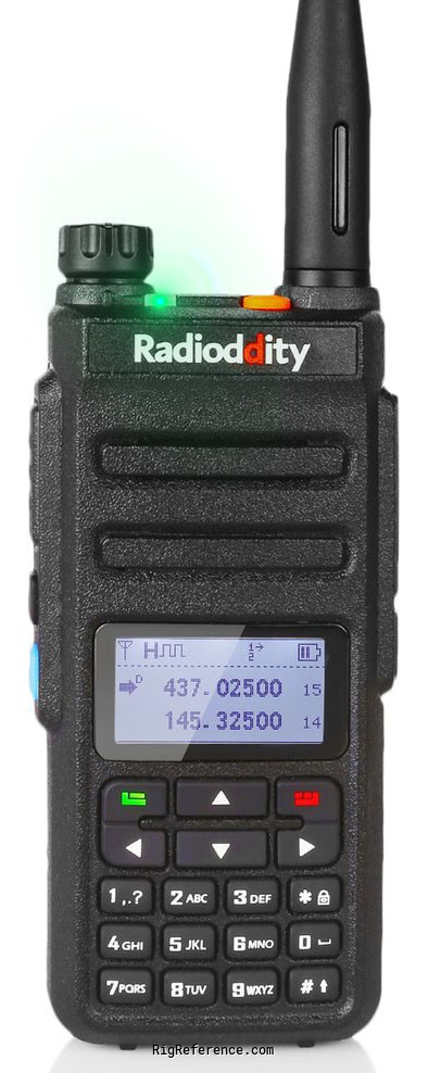 Radioddity GD-77, 5W Handheld Amateur Transceiver | RigReference.com