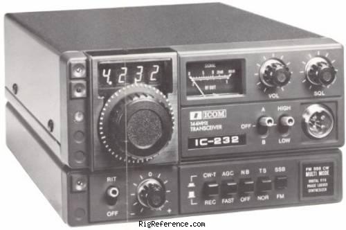 ICOM IC-232, VHF Transceiver | RigReference.com