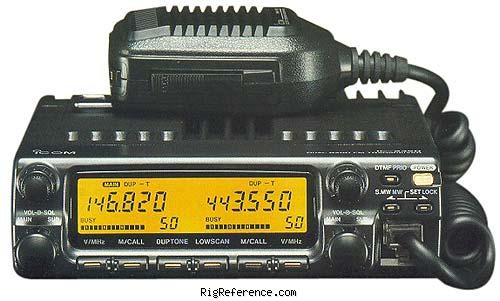 ICOM IC-2350H, Mobile VHF/UHF Transceiver | RigReference.com