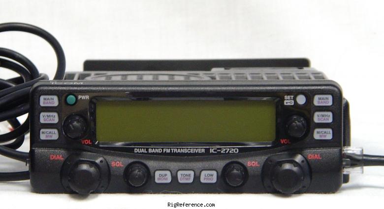 ICOM IC-2720H, Mobile VHF/UHF Transceiver | RigReference.com