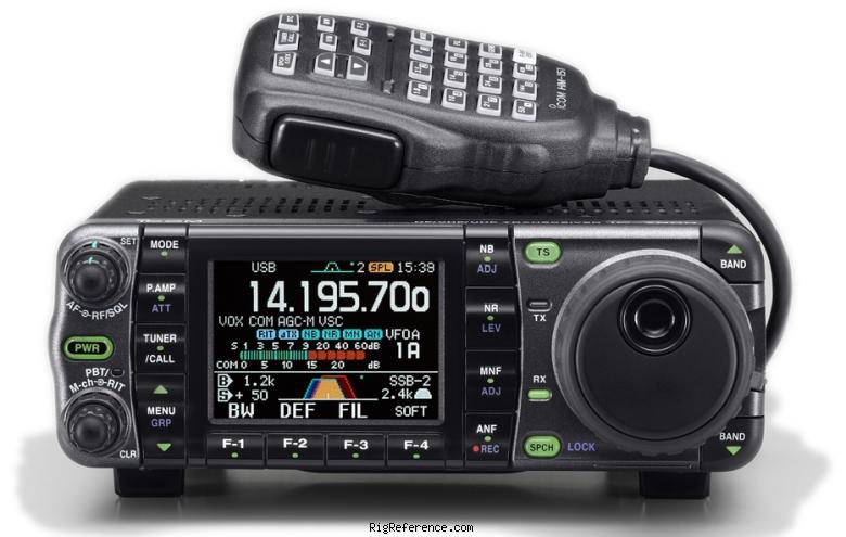 ICOM IC-7000, Mobile HF/VHF/UHF Transceiver | RigReference.com