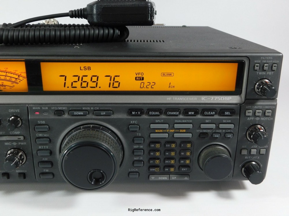 ICOM IC-775DSP, Desktop Shortwave Transceiver | RigReference.com