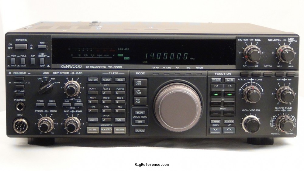 Kenwood TS-850S, Desktop Shortwave Transceiver | RigReference.com