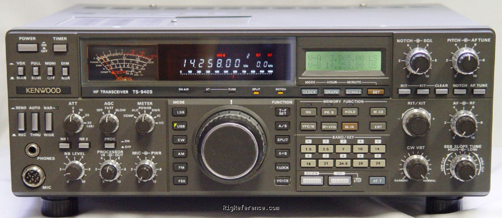Kenwood TS-940S, Desktop Shortwave Transceiver | RigReference.com