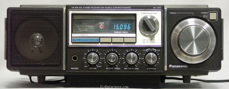 National / Panasonic RF-3100, Handheld HF/VHF Receiver 
