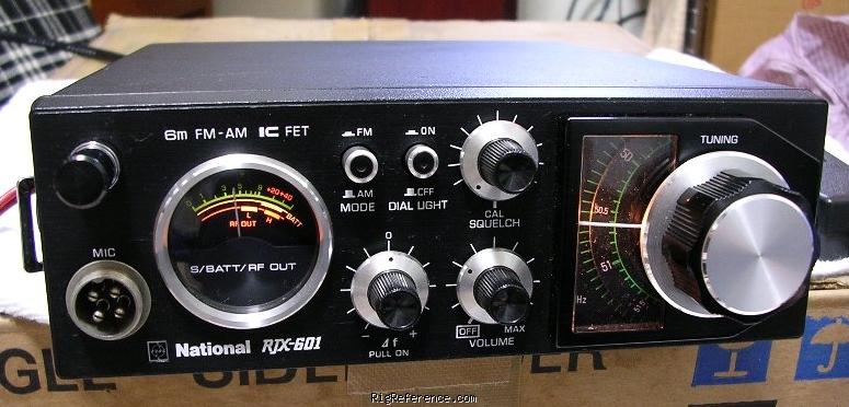National / Panasonic RJX-601, VHF Transceiver | RigReference.com