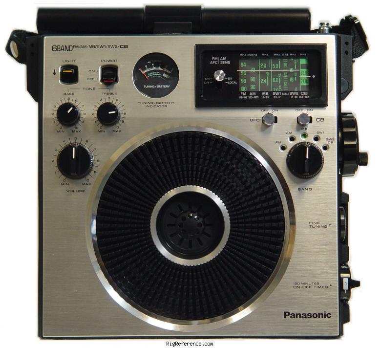 National / Panasonic RF-1150, Handheld HF/VHF Receiver 