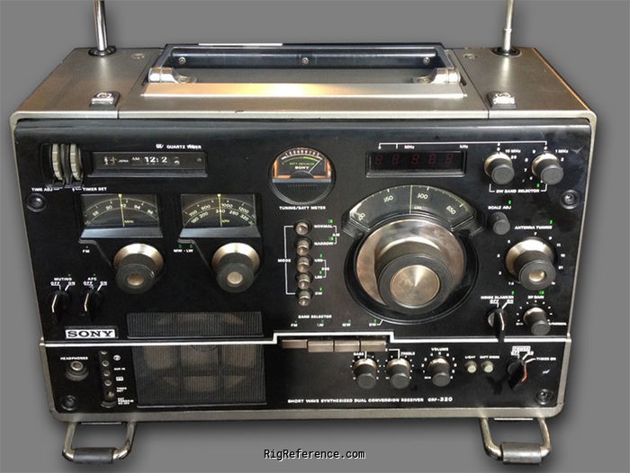 Sony CRF-320, Portable 32-band Shortwave Receiver | RigReference.com