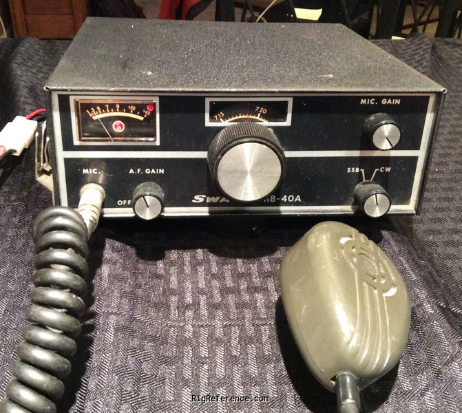 Swan (Cubic) MB-40A, Mobile Shortwave Transceiver | RigReference.com