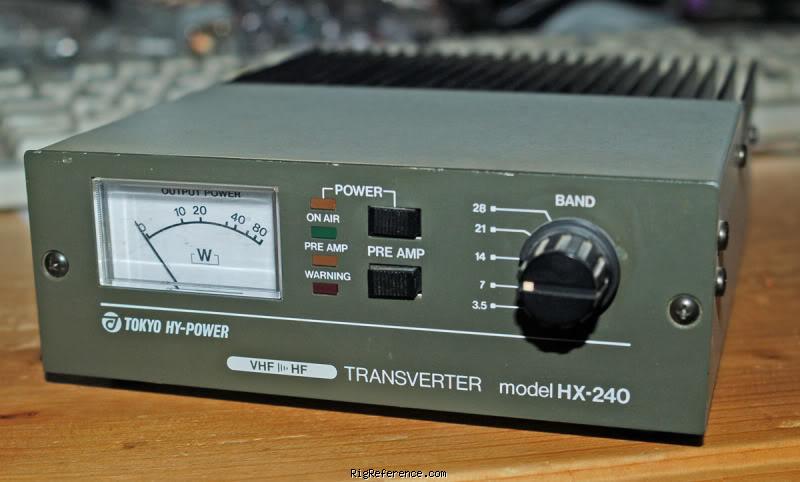 Tokyo Hy-Power HX-240, Mobile HF/VHF Converter | RigReference.com