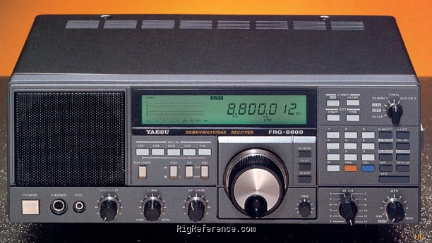 Yaesu FRG-8800, Desktop Shortwave receiver | RigReference.com