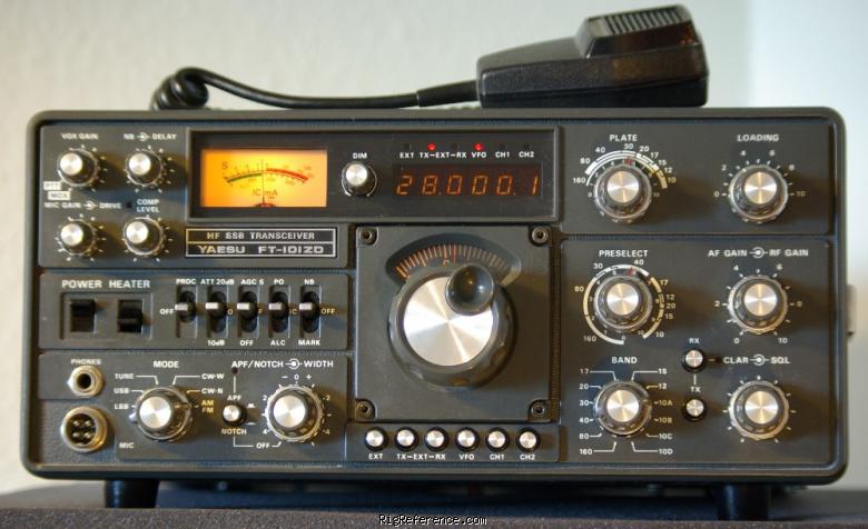 Yaesu FT-101ZD, Desktop Shortwave Transceiver | RigReference.com