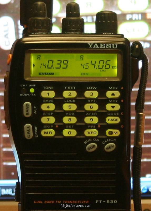 Yaesu FT530, Handheld VHF/UHF Transceiver