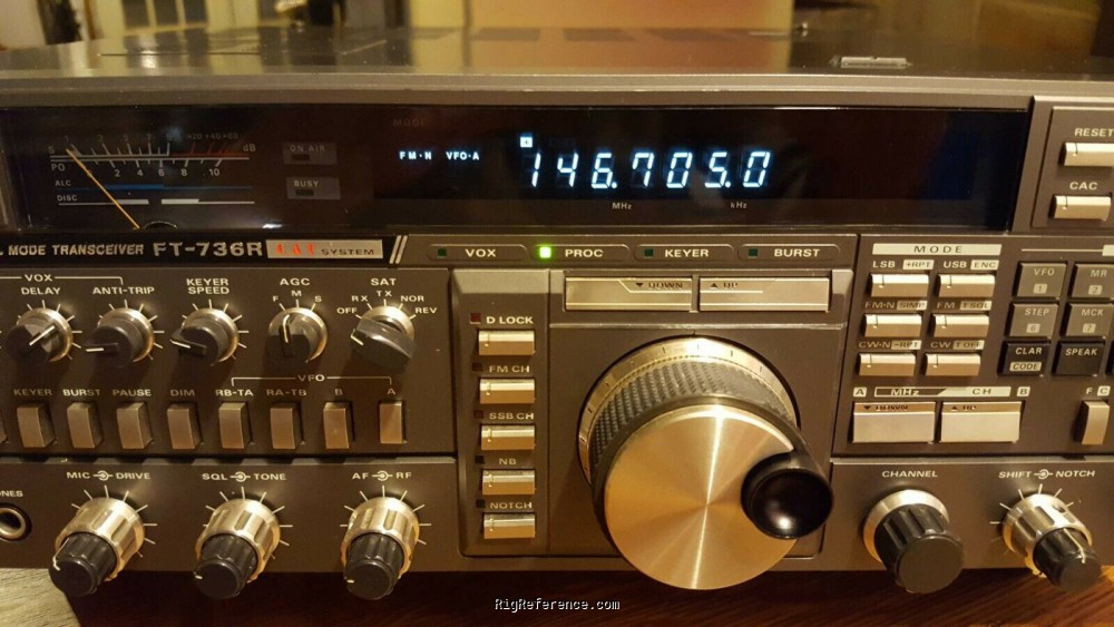 Yaesu FT-736R, Desktop VHF/UHF Transceiver | RigReference.com